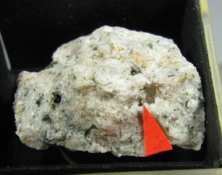 Gadolinite  -  Seula mine, Mount Camoscio, Oltrefiume, Baveno, Piedmont, Italy