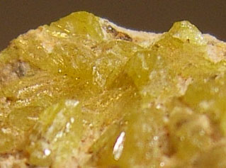 Pyromorphite   - Blackwoods Open Cut, Broken Hill, New South Wales, Australia