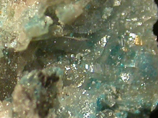 Penfieldite,  Pseudoboleite -  Margarite mine, Sierra Gorda, Chile
