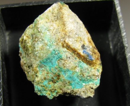 Villamaninite, Tyrolite - La Divina Providencia Mine, Villamanín, León, Castile and Leon, Spain
