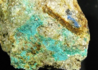 Villamaninite, Tyrolite - La Divina Providencia Mine, Villamanín, León, Castile and Leon, Spain