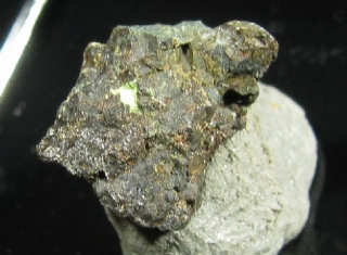 Parnauite  - Majuba Hill Mine, Antelope District, Pershing Co., Nevada, USA