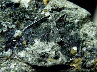 Meneghinite- Bottino Mine, Stazzema, Italy