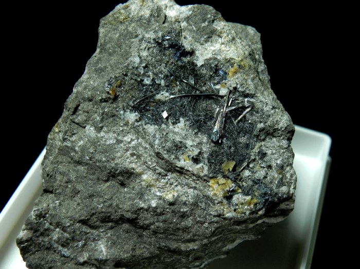 Meneghinite- Bottino Mine, Stazzema, Italy