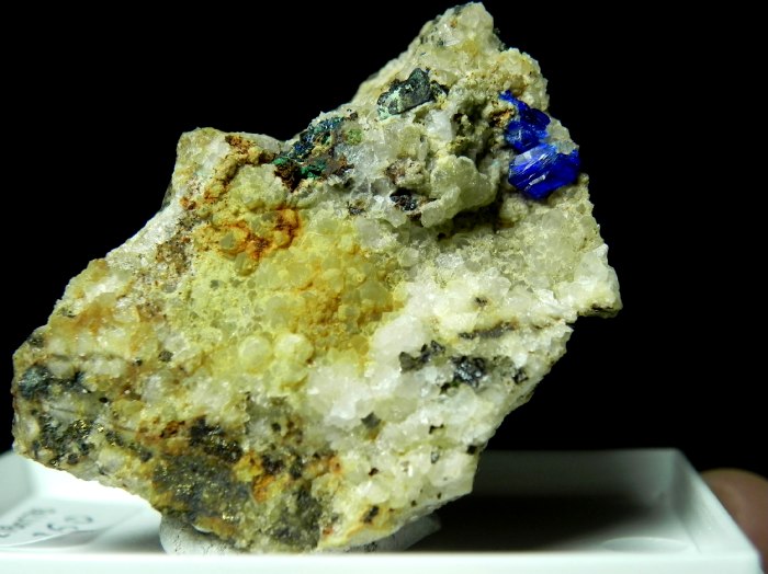 Linarite - Santa lucia mine Sardinia Italy