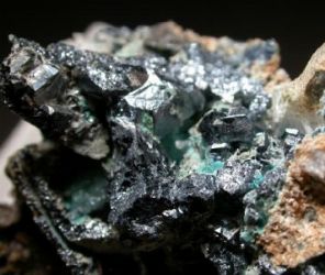 Chalcocite  -  Gambatesa mine,  Graveglia Valley,  Gnova, Italy