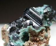 Chalcocite  -  Gambatesa mine,  Graveglia Valley,  Gnova, Italy