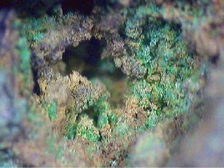 Annabergite - Atrevida Mine, Vimbodí, Conca de Barberà, Tarragona, Catalonia, Spain