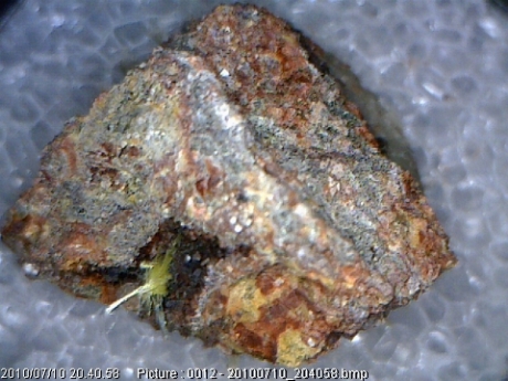 Uranophane - Madawaska Mine, Faraday Township, Bancroft District, Hastings Co., Ontario, Canada