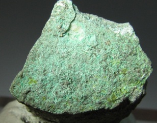 Volborthite  -  Barda González prospect, Neuquén, Argentina