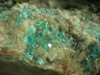 Mcguinnessite  - Copper King Mine, Red Mountain District, Mendocino Co., California, USA