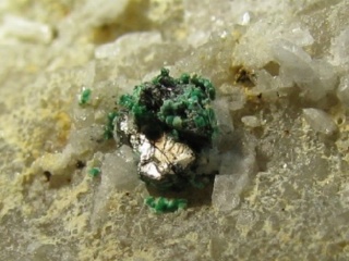 Colusite  -  Gioia quarries, Casette, Massa, Apuan Alps, Massa-Carrara Province, Tuscany, Italy