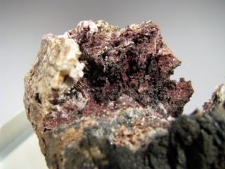 Piemontite - Praborna Mine, Saint-Marcel, Aosta Valley, Italy