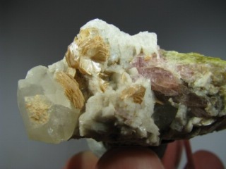 Rubellite, Lepidolite  - S. Piero, Elba Island, Tuscany, Italy
