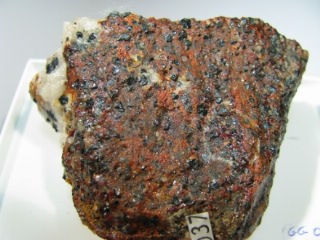 Zincite, Franklinite   - Sterling Hill Mine, NJ, USA