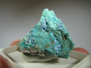 Ajoite - Ajo Mine, Ajo, Little Ajo Mts, Ajo District, Pima Co., Arizona, USA