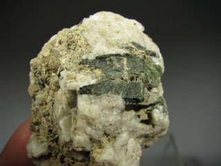 Zirconian Halloysite, Natrolite  - Pegmatite No. 47, Lepkhe-Nel'm Mt., Seidozero Lake, Lovozero Massif, Kola Peninsula, Russia