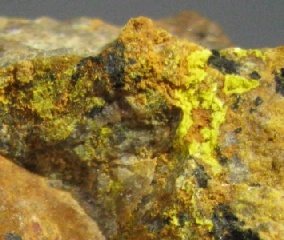 Saléeite, Phosphuranylite - Arcu su Linnarbu, Capoterra, Cagliari, Sardinia, Italy