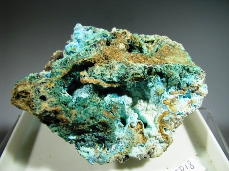 Carbonatecyanotrichite - Serrabottini, Massa Marittima, Grosseto Province, Tuscany, Italy