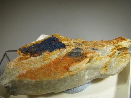 Azurite  - Fantiscritti Quarry, Carrara,Tuscany, Italy