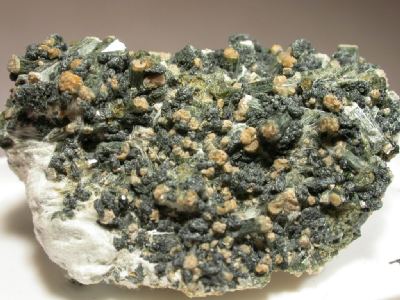 Traversellite   -  Traversella Mine, Torino, Piedmont, Italy