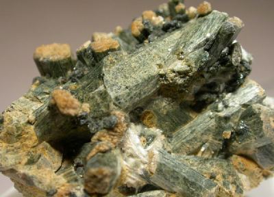 Traversellite   -  Traversella Mine, Torino, Piedmont, Italy