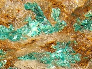 Tyrolite   - Farbiste, Poniky, Western Slovenské Rudohorie Mts, Banská Bystrica Region, Slovak Republic